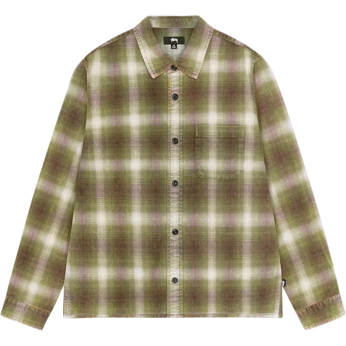 Shop Kemeja Lengan Panjang Unisex Stüssy Stussy FW24 Holiday Rocco Flannel Plaid Retro. 1110343-stussy