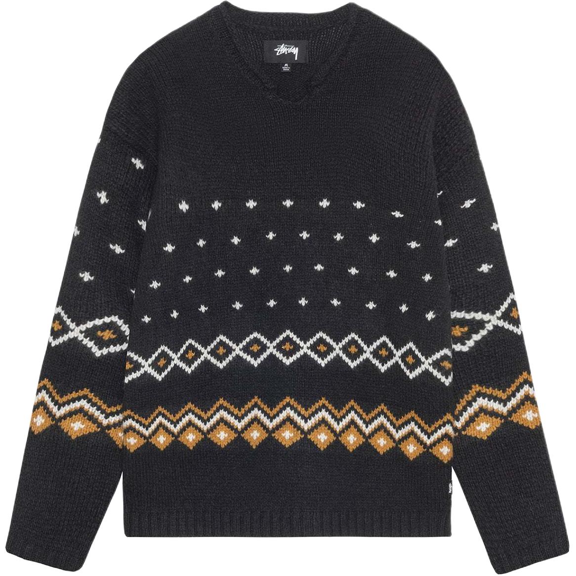 Stüssy Stussy FW24 Holiday Roll Neck Fairisle Sweater Retro Knit Unisex Jumper. 117251 圖 4