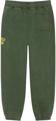 Stüssy FW24 Celana Fleece Side Logo Jogger Unisex Kasual. 116695 Sizing Stüssy FW24 Celana Fleece Side Logo Jogger Unisex Kasual. 116695