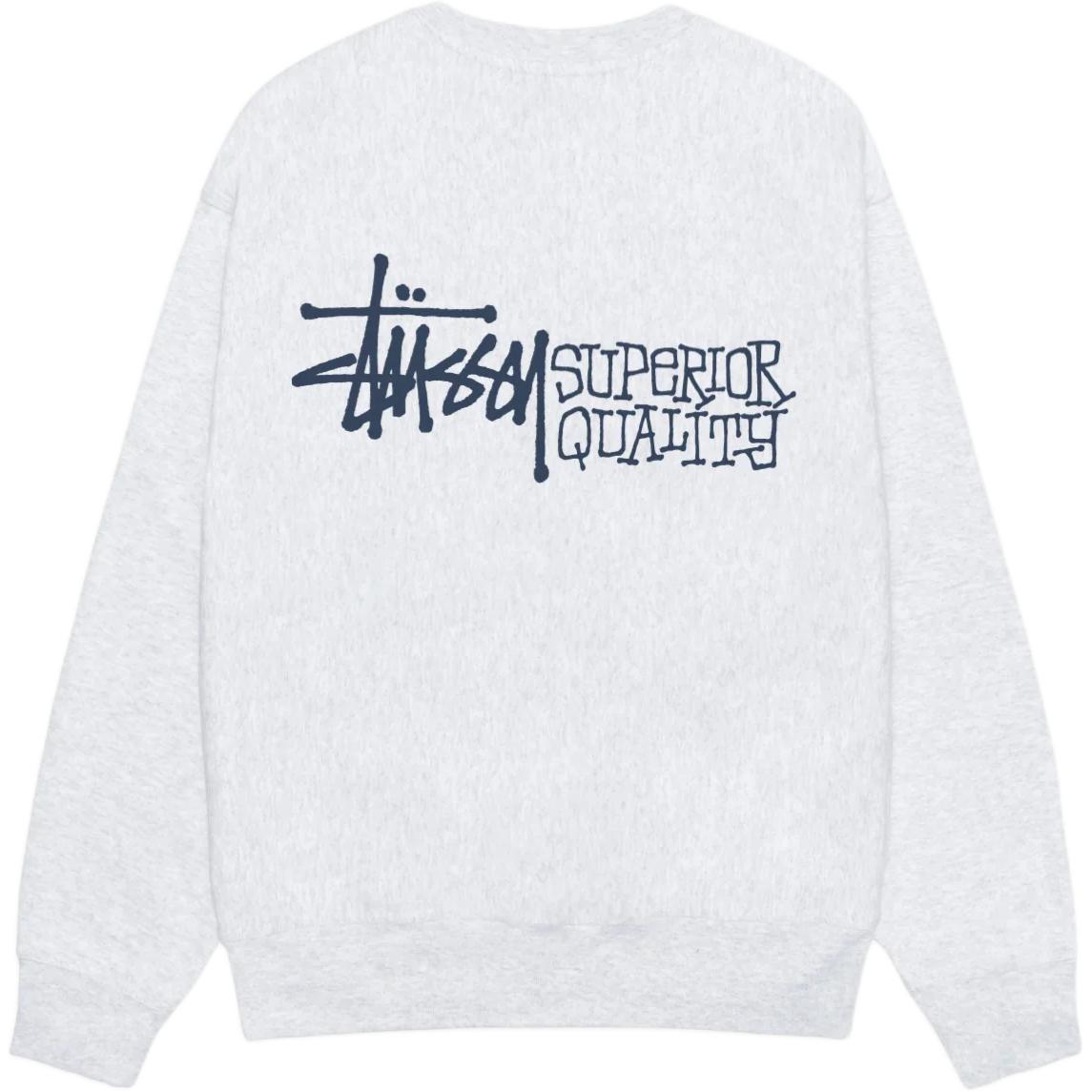 Stüssy Stussy FW24 Holiday Superior Quality Crew Logo Print Fleece Retro Sweatshirt Unisex. 1915058 圖 4