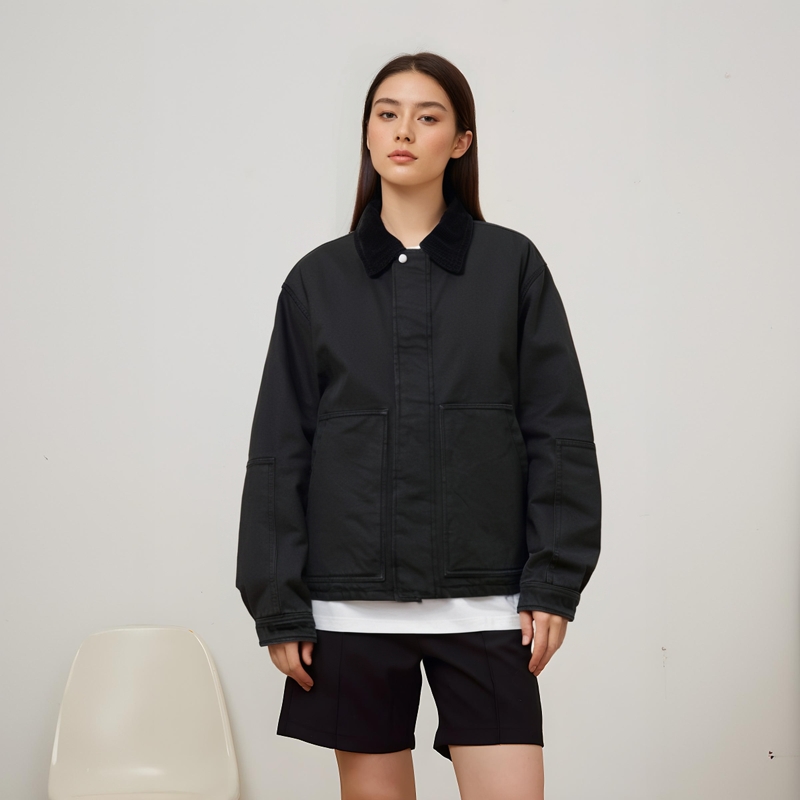 Stüssy Stussy FW24 Holiday Workgear Jacket Retro Unisex with Logo Tag & Hidden Zipper. 115785 圖 10