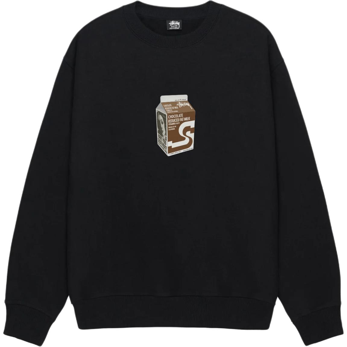 Stüssy Stussy FW24 Milk Crew Vintage Sweatshirt Unisex Pullover Autumn Collection. 1915036