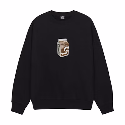 Stüssy Stussy FW24 Milk Crew Vintage Sweatshirt Unisex Pullover Autumn Collection. 1915036