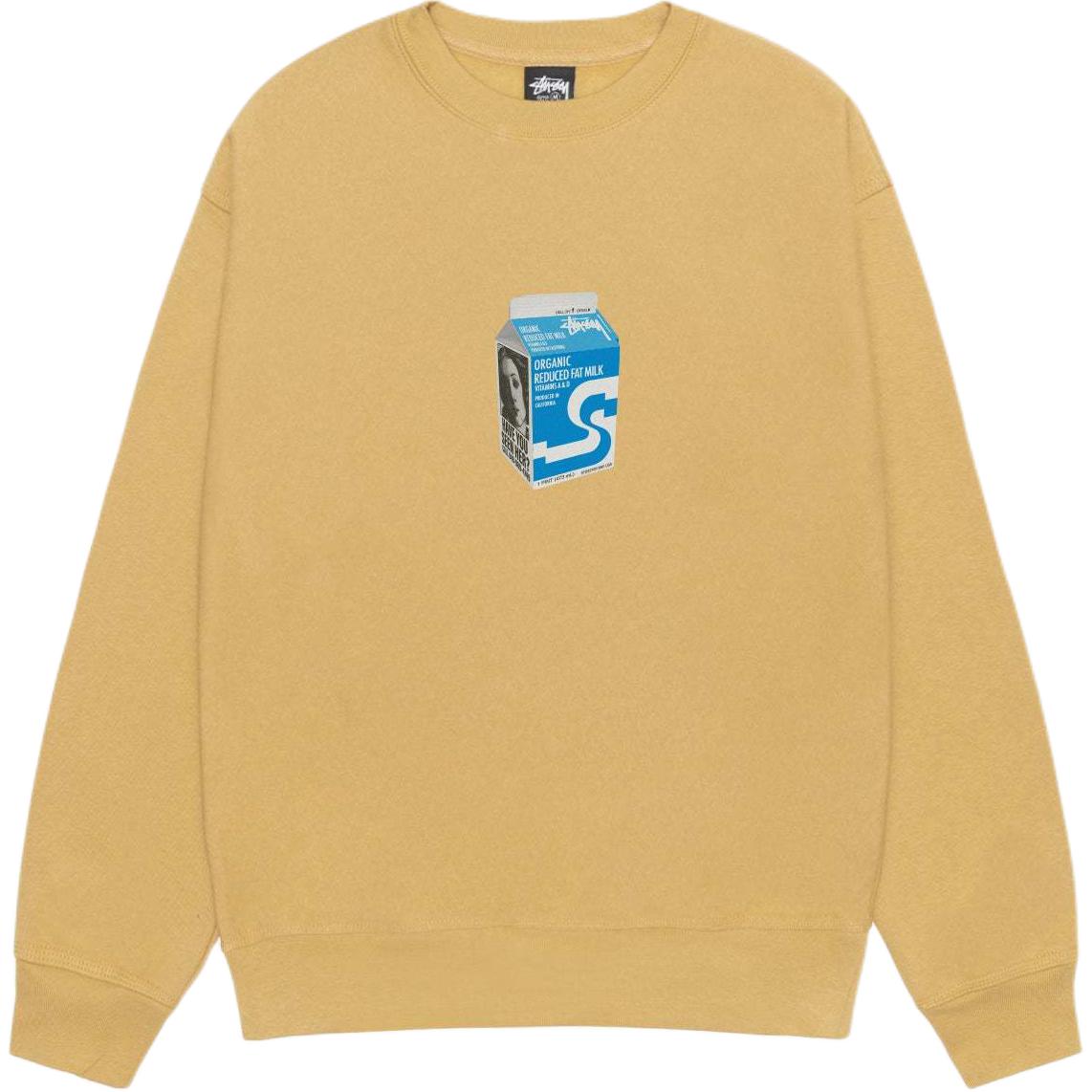 Stüssy Stussy FW24 Milk Crew Vintage Sweatshirt Unisex Pullover Autumn Collection. 1915036 圖 8
