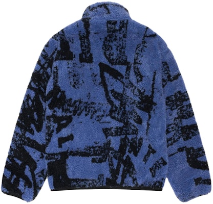 Stüssy Stussy FW24 Sherpa Reversible Jacket Zip-Up Retro Unisex Outerwear. 118529 9