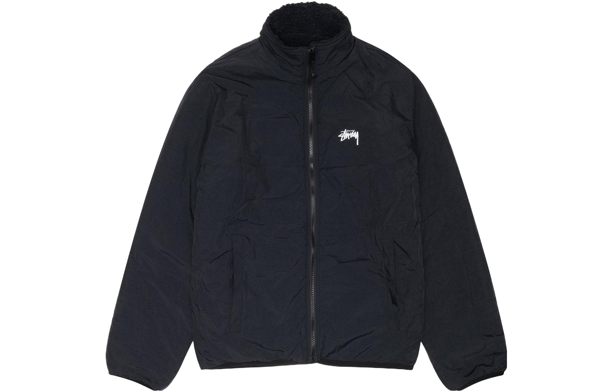 Order Stüssy Stussy FW24 Sherpa Reversible Jacket Zip-Up Retro Unisex Outerwear. 118529