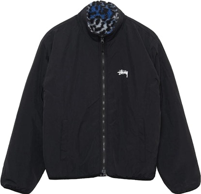Stüssy Stussy FW24 Sherpa Reversible Jacket Zip-Up Retro Unisex Outerwear. 118529 18