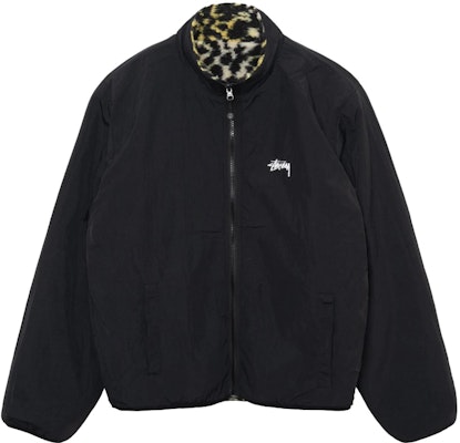 Stüssy Stussy FW24 Sherpa Reversible Jacket Zip-Up Retro Unisex Outerwear. 118529 24