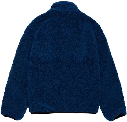 Stüssy Stussy FW24 Sherpa Reversible Jacket Zip-Up Retro Unisex Outerwear. 118529 37