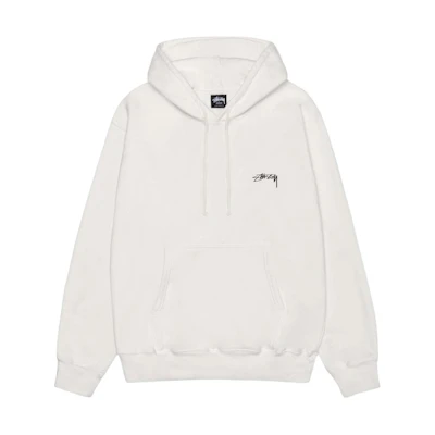 Stüssy Stussy FW24 Smooth Stock Pigment Dyed Hoodie Vintage Unisex Pullover Sweatshirt 1925021