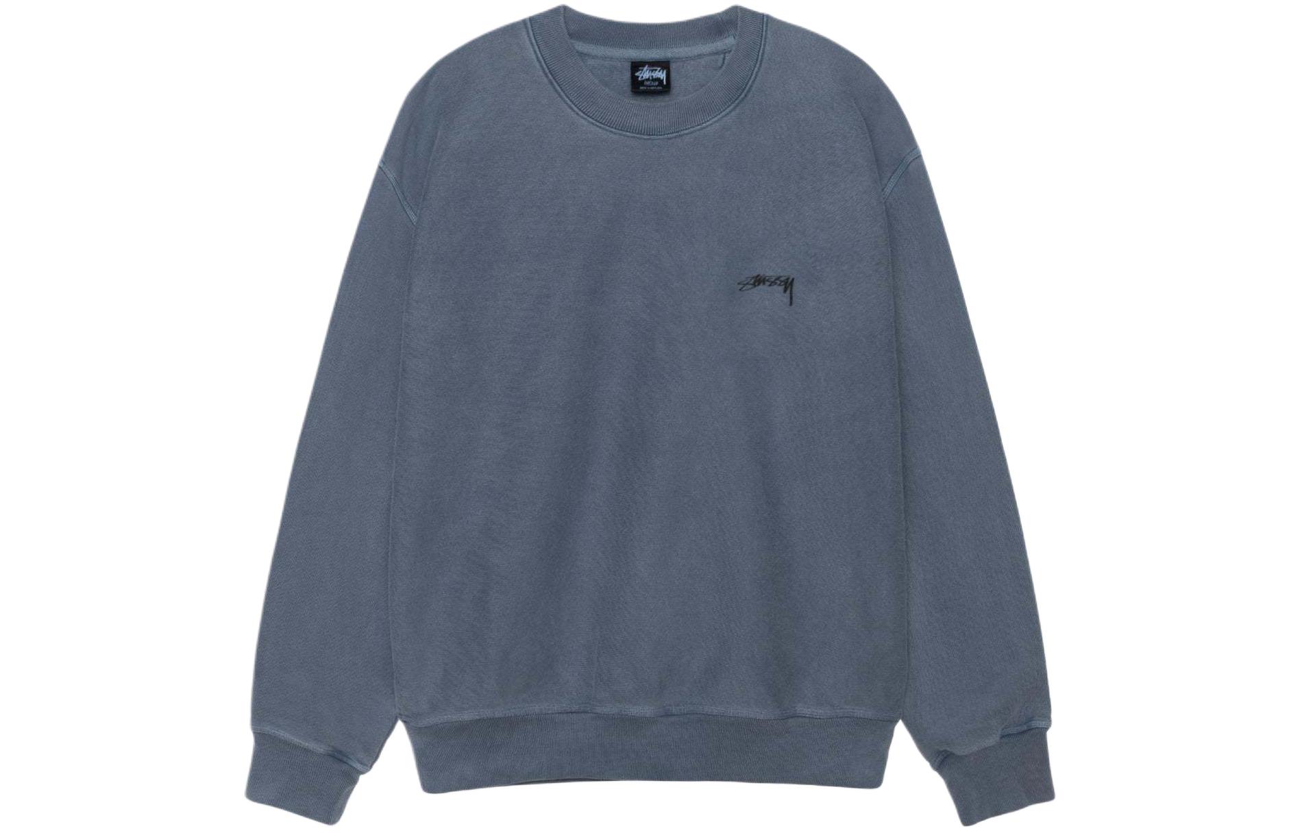 Stüssy Stussy FW24 Smooth Stock Pigment Dyed Vintage Logo Crewneck Sweatshirt Unisex. 1915021
