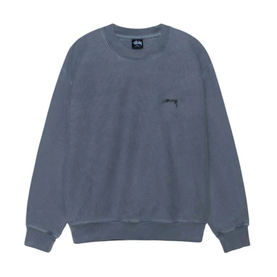 Stüssy Stussy FW24 Smooth Stock Pigment Dyed Vintage Logo Crewneck Sweatshirt Unisex. 1915021