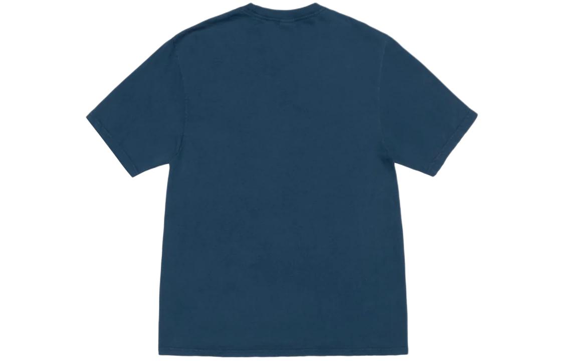 Stüssy Stussy FW24 Smooth Stock Tee Pigment Dyed Retro Logo Crewneck Unisex T-Shirt. 1905021 圖 9