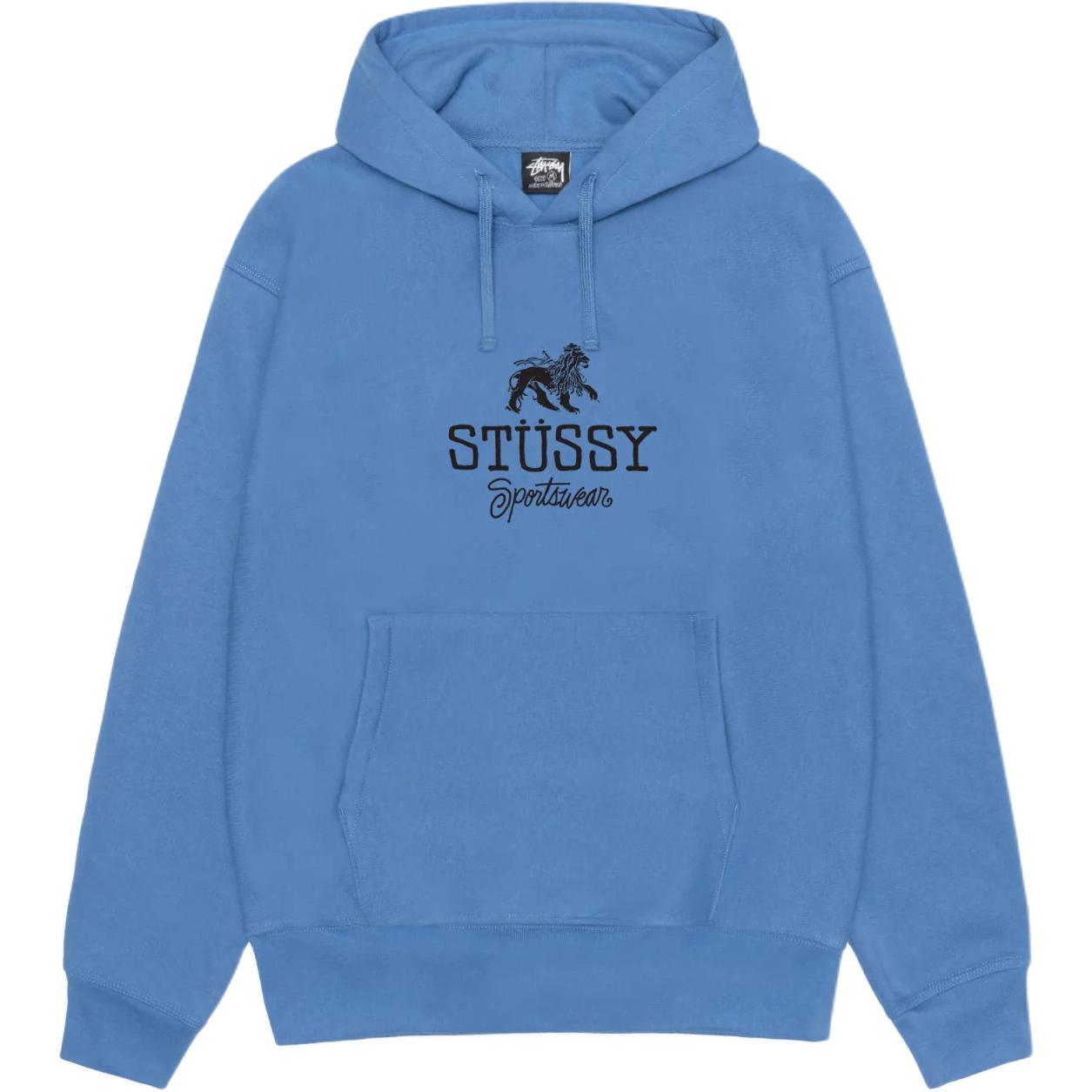 Stüssy Stussy FW24 Sportswear Hoodie Vintage Logo Print Unisex Pullover Sweatshirt. 1925034
