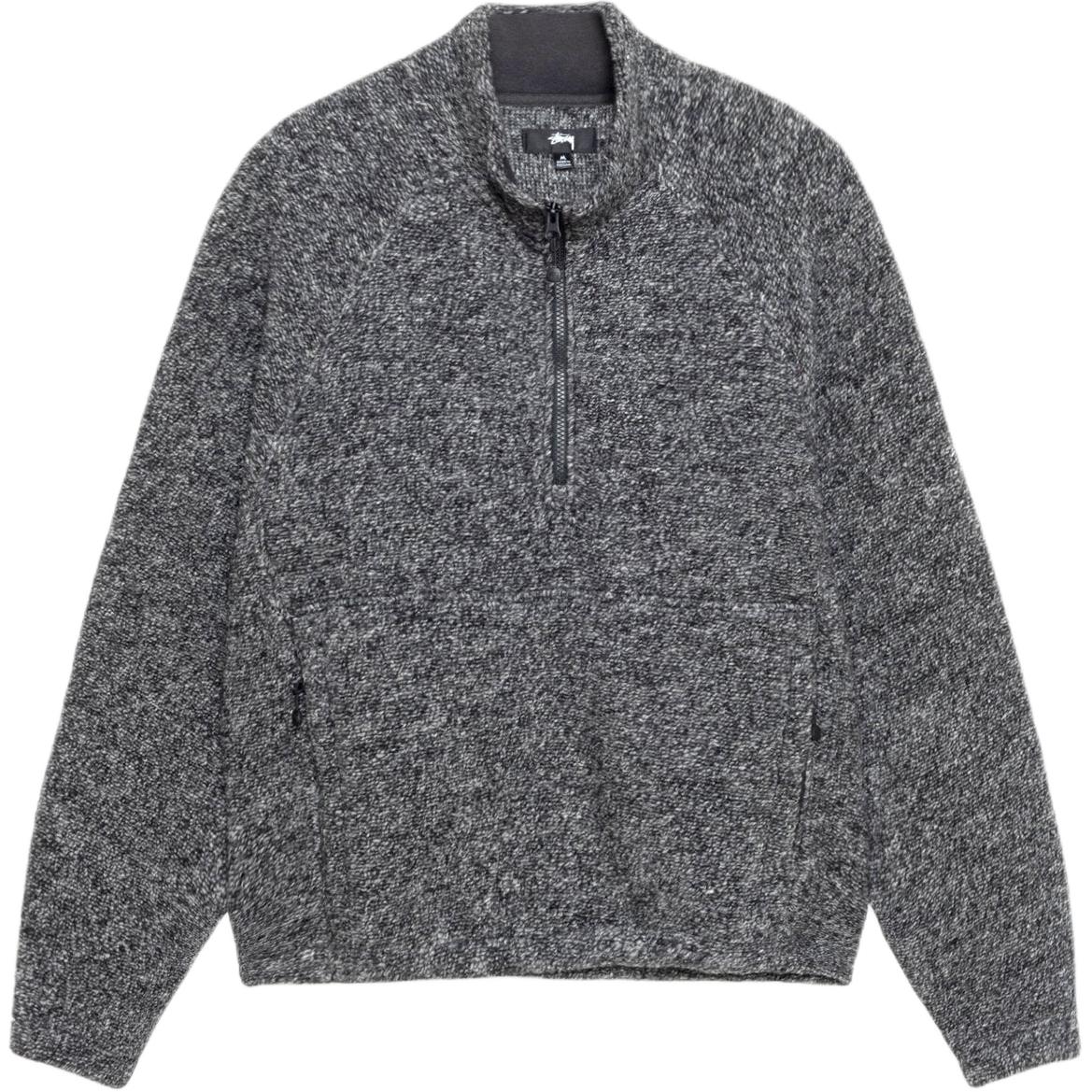 Stüssy Stussy FW24 Wool Blend Sherpa Mock Neck Half-Zip Unisex Classic Retro Pullover. 118567 圖 6