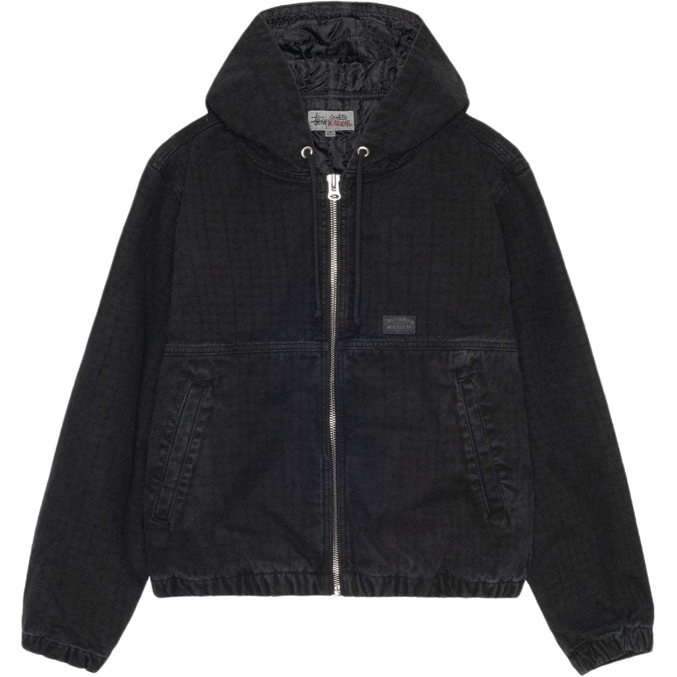 Stüssy Stussy FW24 Work Jacket Canvas Needle Punch Unisex Vintage Hoodie Jacket. 115793 圖 2