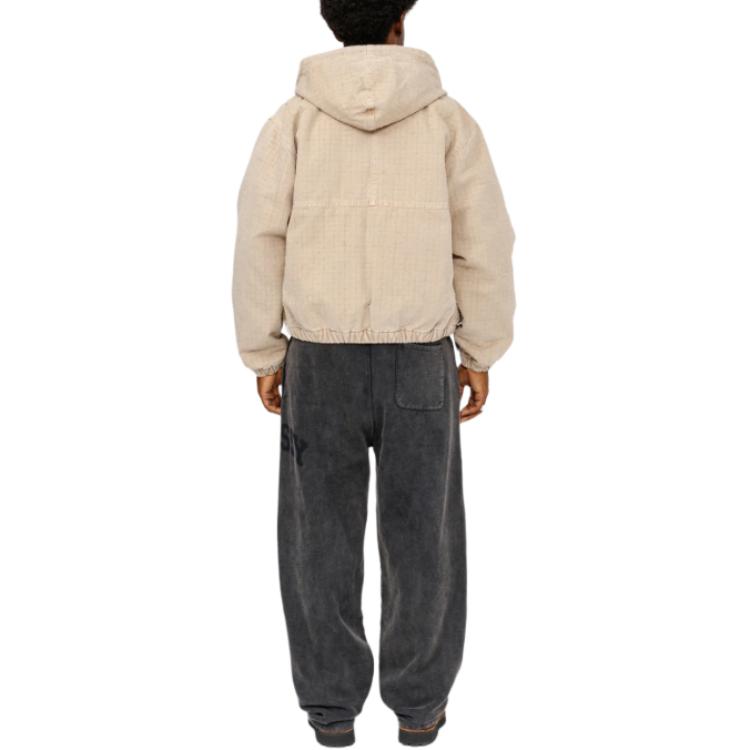 Stüssy Stussy FW24 Work Jacket Canvas Needle Punch Unisex Vintage Hoodie Jacket. 115793 圖 9