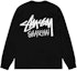 Buy Stüssy Stussy FW25 Shanghai Exclusive Logo Print Relaxed Fit Long Sleeve Retro T-Shirt Unisex. 3993878N
