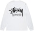 Shop Stüssy Stussy FW25 Shanghai Exclusive Logo Print Relaxed Fit Long Sleeve Retro T-Shirt Unisex. 3993878N
