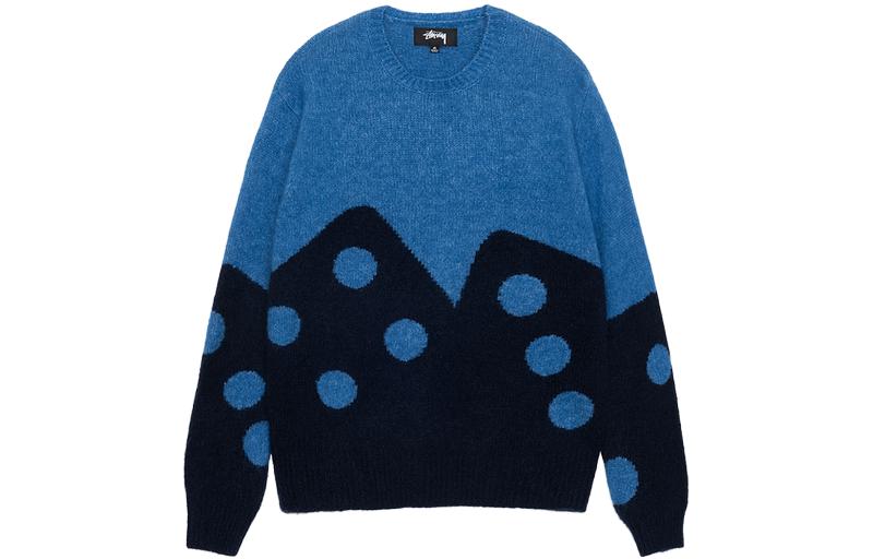 Stüssy Stussy Geometric Pattern Oversized Crewneck Vintage Sweater Unisex. SUSKN117208ML