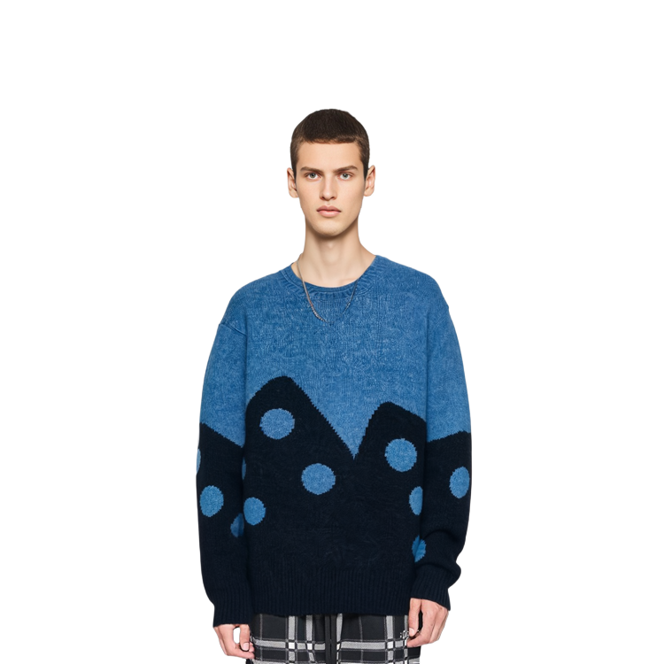 Stüssy Stussy Geometric Pattern Oversized Crewneck Vintage Sweater Unisex. SUSKN117208ML 圖 11