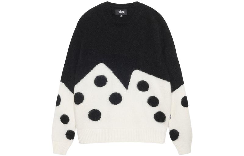 Stüssy Stussy Geometric Pattern Oversized Crewneck Vintage Sweater Unisex. SUSKN117208ML 圖 2