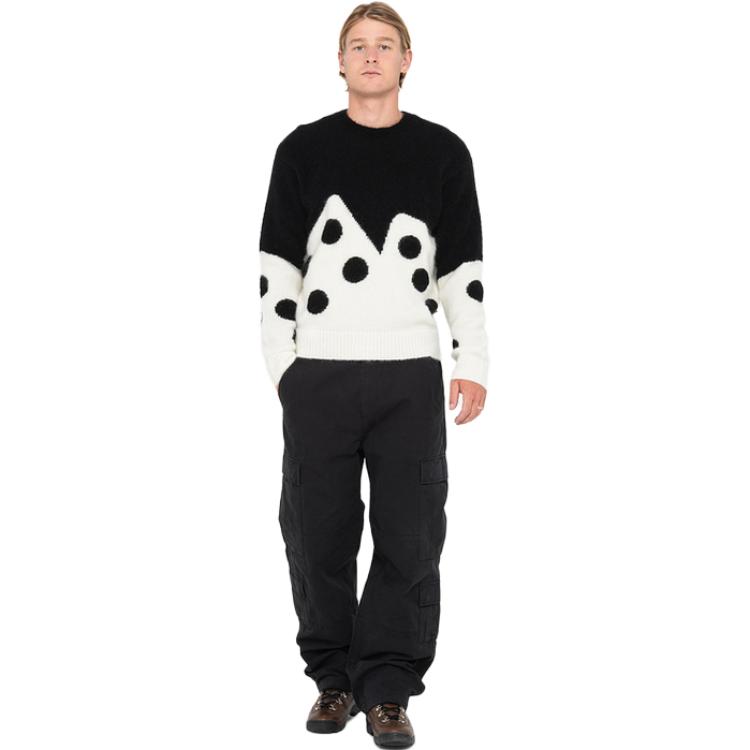 Stüssy Stussy Geometric Pattern Oversized Crewneck Vintage Sweater Unisex. SUSKN117208ML 圖 4