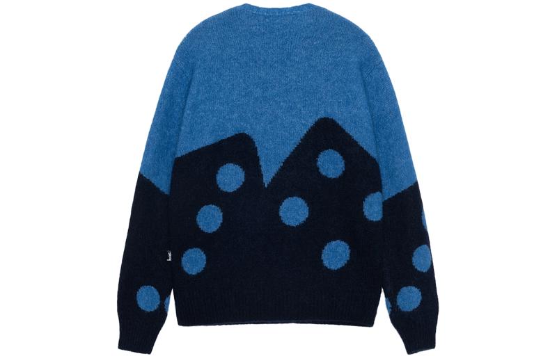 Stüssy Stussy Geometric Pattern Oversized Crewneck Vintage Sweater Unisex. SUSKN117208ML 圖 7