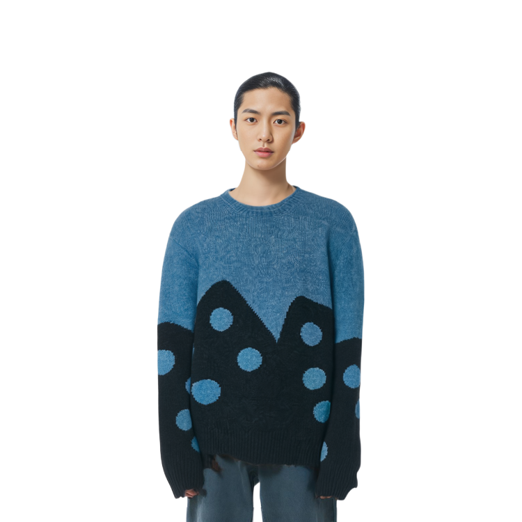 Stüssy Stussy Geometric Pattern Oversized Crewneck Vintage Sweater Unisex. SUSKN117208ML 圖 10