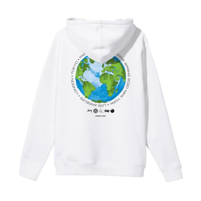 Stüssy Stussy Global Design Corp Globe Graphic Hoodie Unisex Vintage Style. 1924506