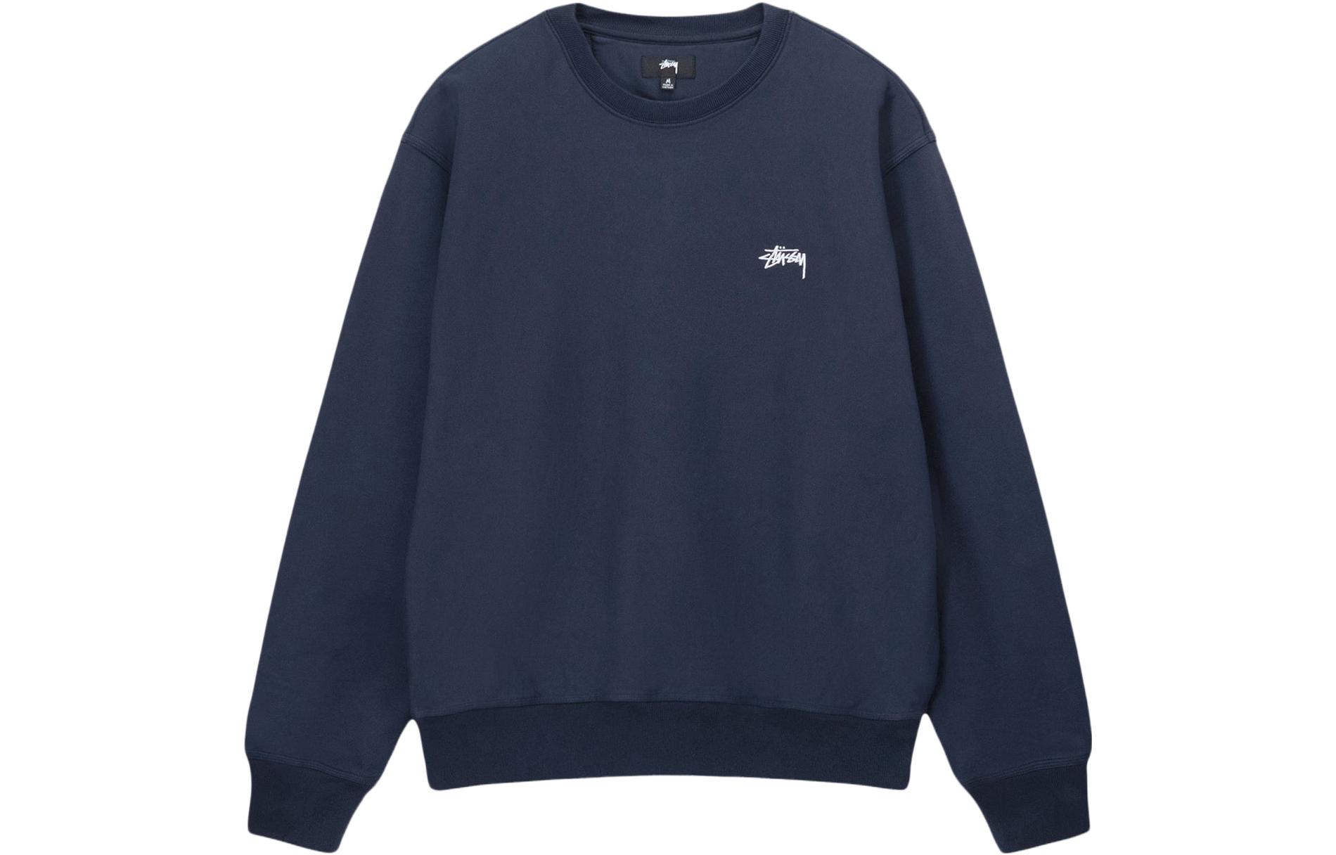 Stüssy Stussy Graphic Embroidered Fleece Crewneck Retro Sweatshirt Unisex 118531 圖 12
