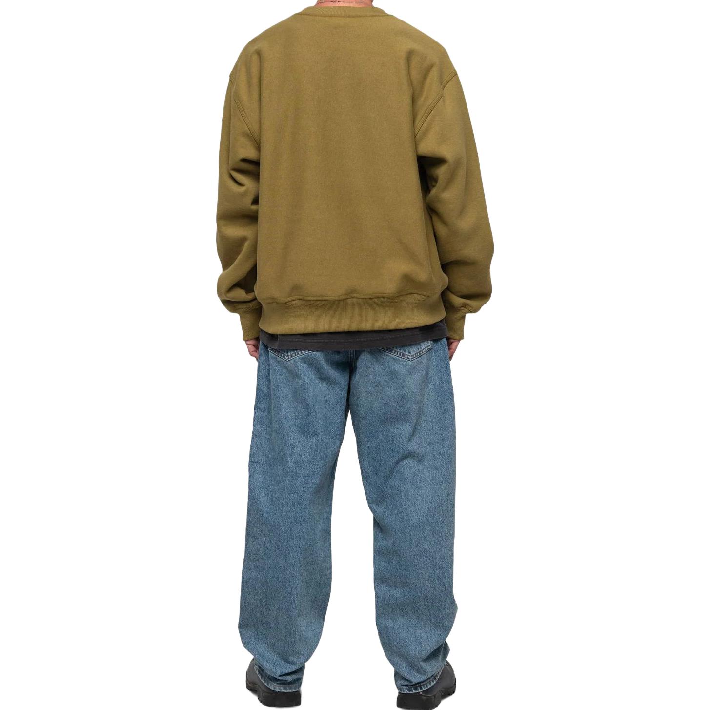 Stüssy Stussy Graphic Embroidered Fleece Crewneck Retro Sweatshirt Unisex 118531 圖 20