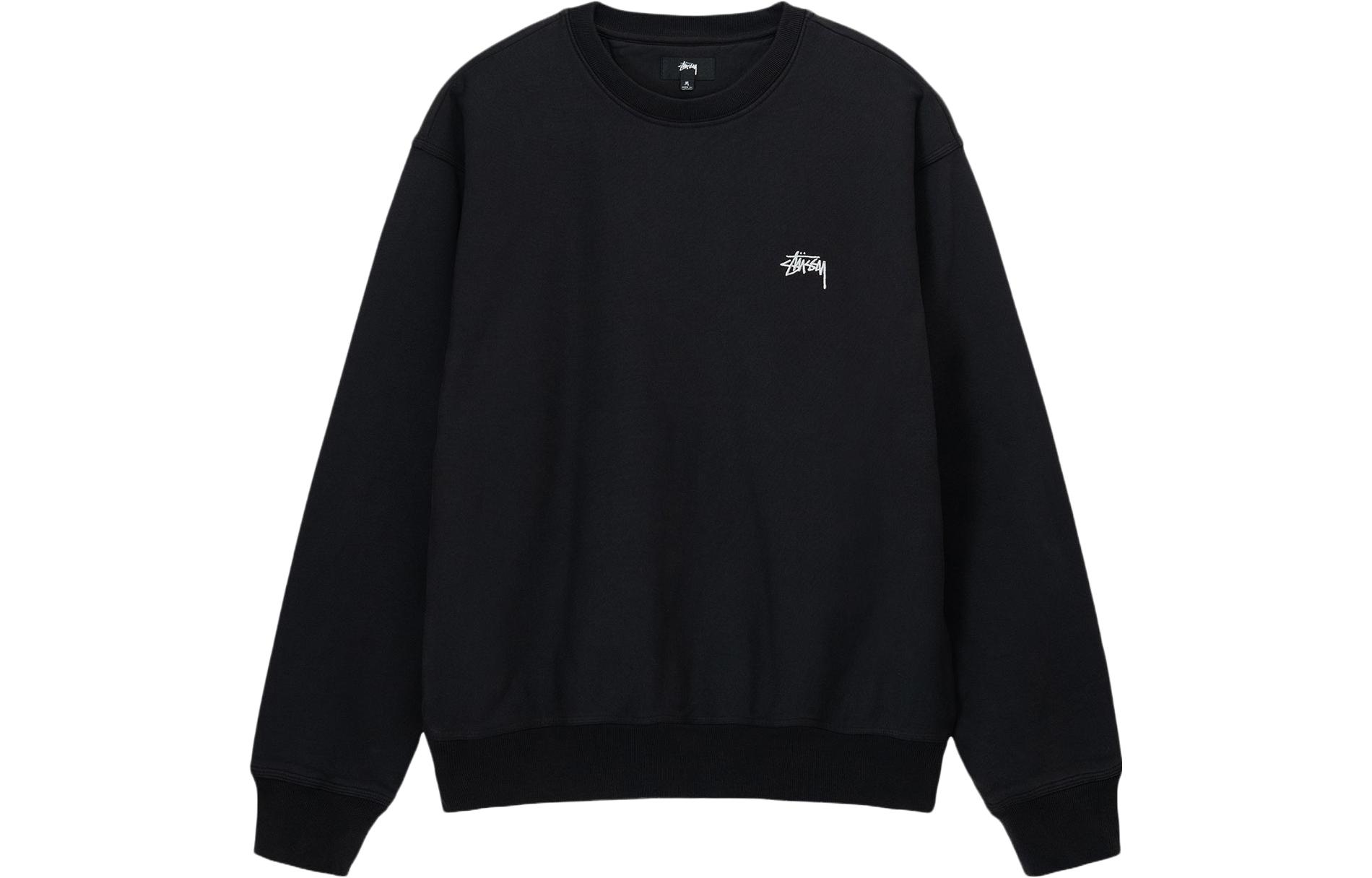 Stüssy Stussy Graphic Embroidered Fleece Crewneck Retro Sweatshirt Unisex 118531 圖 2