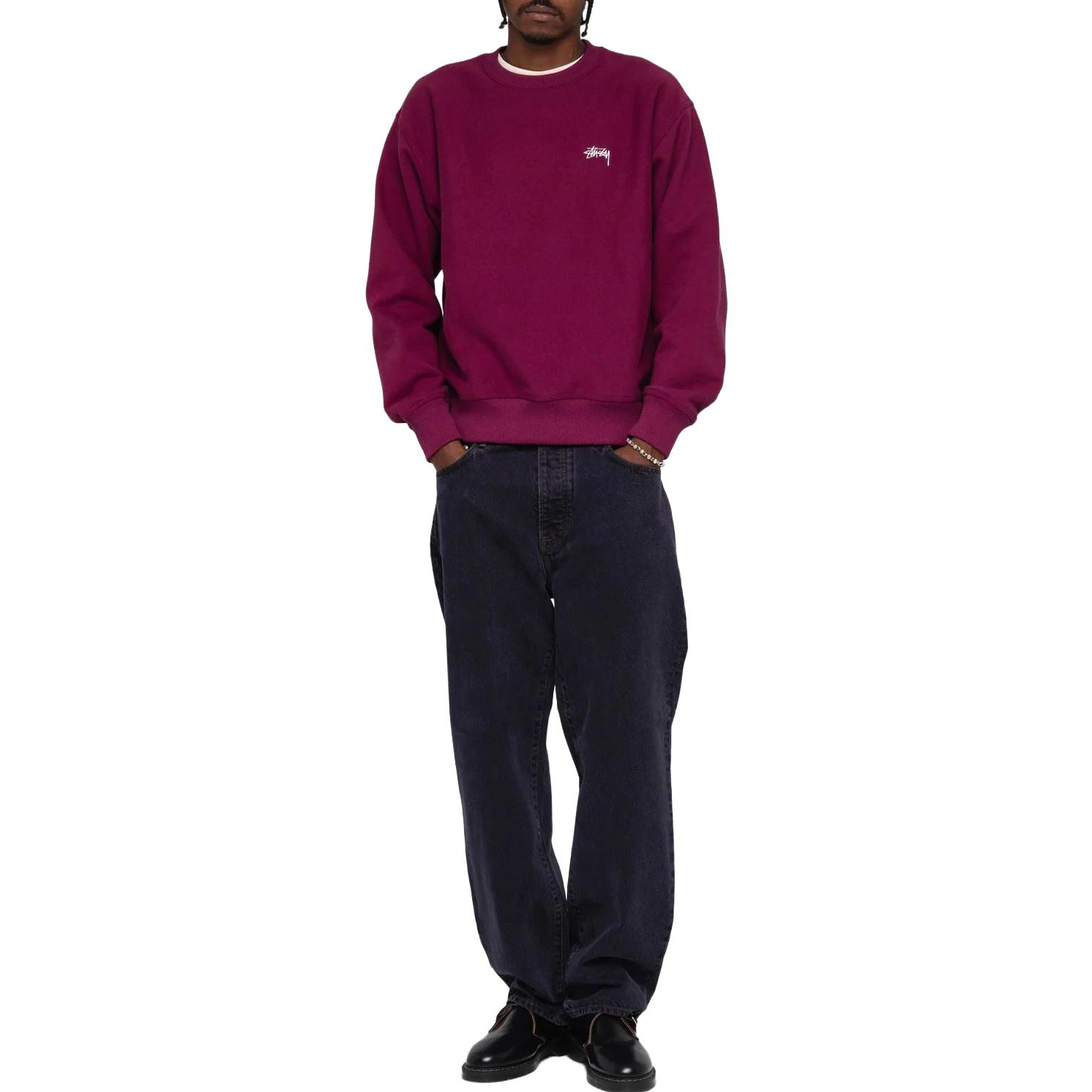 Stüssy Stussy Graphic Embroidered Fleece Crewneck Retro Sweatshirt Unisex 118531 圖 23