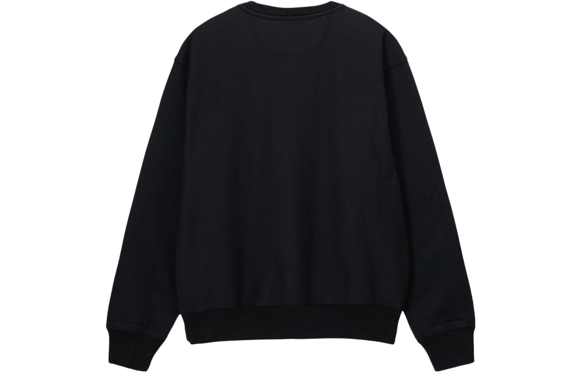 Stüssy Stussy Graphic Embroidered Fleece Crewneck Retro Sweatshirt Unisex 118531 圖 3