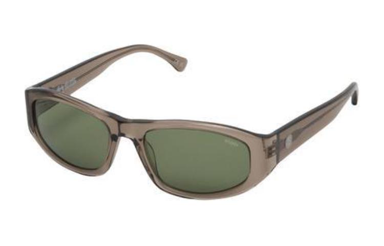 Stüssy Stussy Gray Square Sunglasses with Logo - Unisex Couples Style. 338241 LIGH