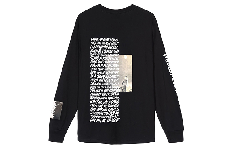 Stüssy Stussy Great Outdoors LS Tee Black Vintage Poster Font Unisex Long Sleeve Shirt 1994492-BLACK 圖 3