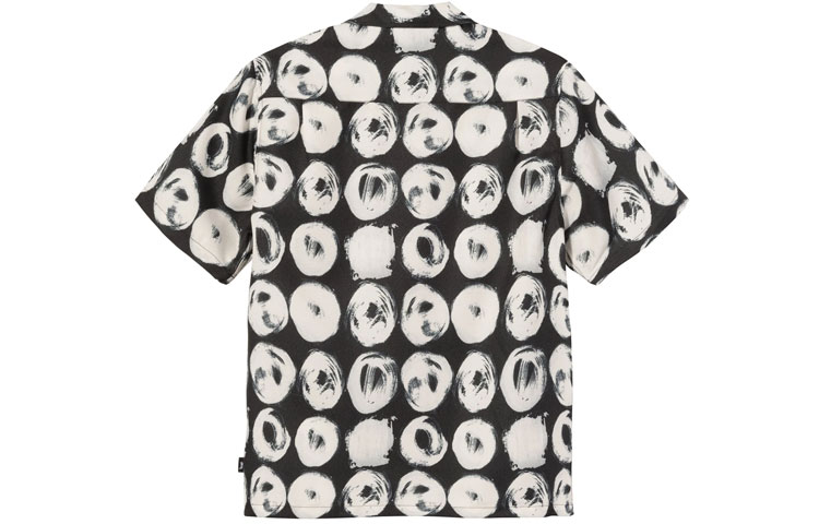 Stüssy Stussy Hand-Drawn Polka Dot Short Sleeve Retro Shirt Unisex 1110158 圖 3