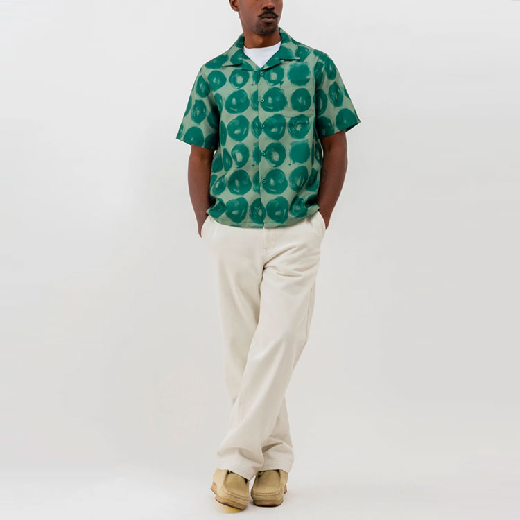 Stüssy Stussy Hand-Drawn Polka Dot Short Sleeve Retro Shirt Unisex 1110158 圖 7