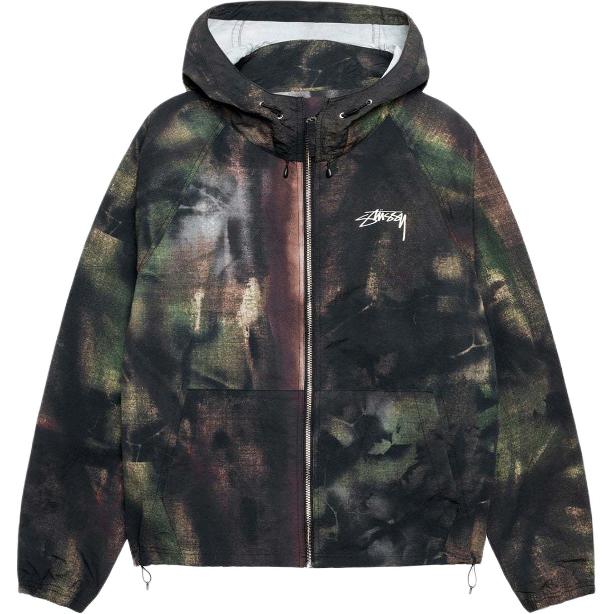 Order Stüssy Stussy Holiday Beach Shell Camo Logo Relaxed Fit Hoodie Jacket Black Unisex Retro. 115822