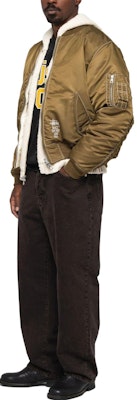 ステューシー ホリデー リバーシブル サテン ボンバージャケット ユニセックス ビンテージスタイル 115743 5