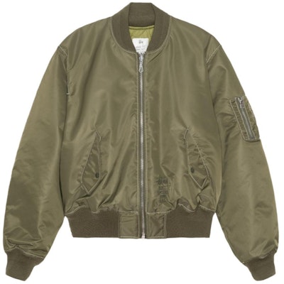 ステューシー ホリデー リバーシブル サテン ボンバージャケット ユニセックス ビンテージスタイル 115743 6