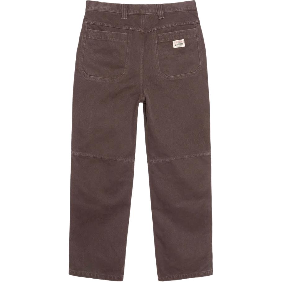 Sizing 스투시 홀리데이 컬렉션 솔리드 컬러 지퍼 빈티지 루즈핏 팬츠 - 유니섹스 116687