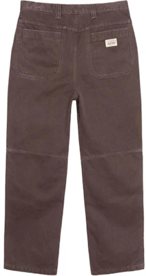 스투시 홀리데이 컬렉션 솔리드 컬러 지퍼 빈티지 루즈핏 팬츠 - 유니섹스 116687 Sizing 스투시 홀리데이 컬렉션 솔리드 컬러 지퍼 빈티지 루즈핏 팬츠 - 유니섹스 116687