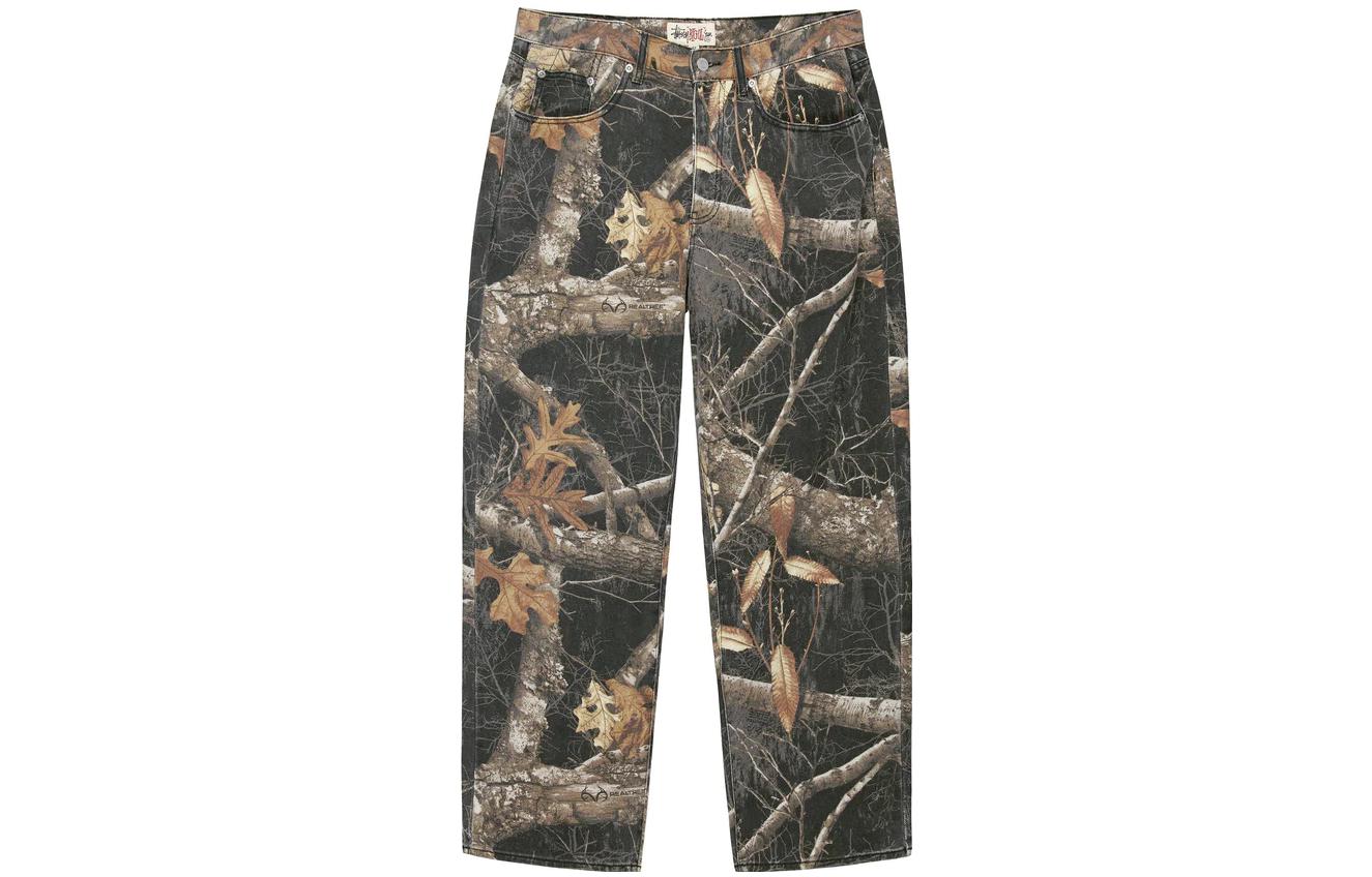 Stüssy Stussy Holiday FW22 Vintage Straight-Leg Branch Print Jeans Unisex. 116602