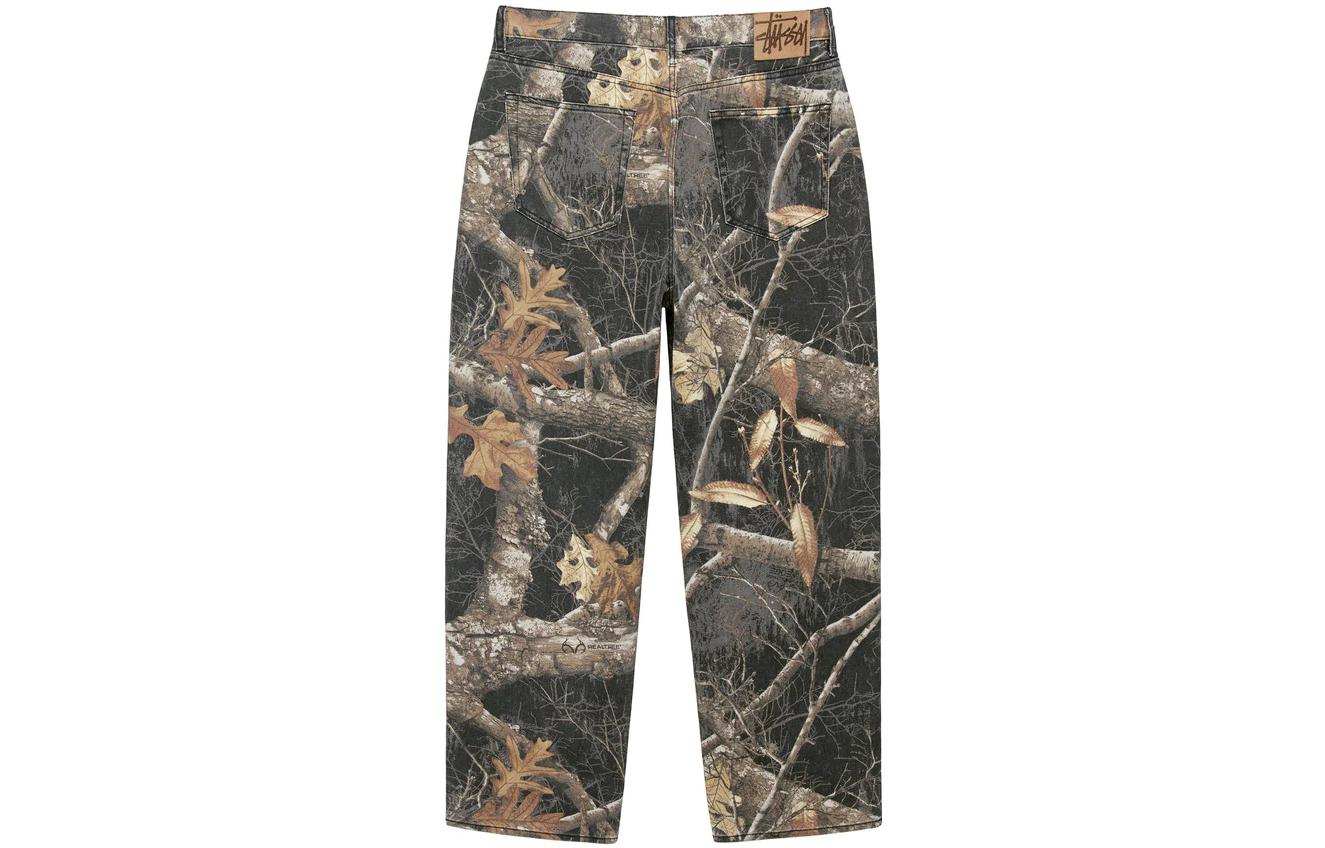 Lookbook Jeans Unisex Stüssy Stussy Holiday FW22 Corte Recto Estilo Vintage Estampado Ramas. 116602