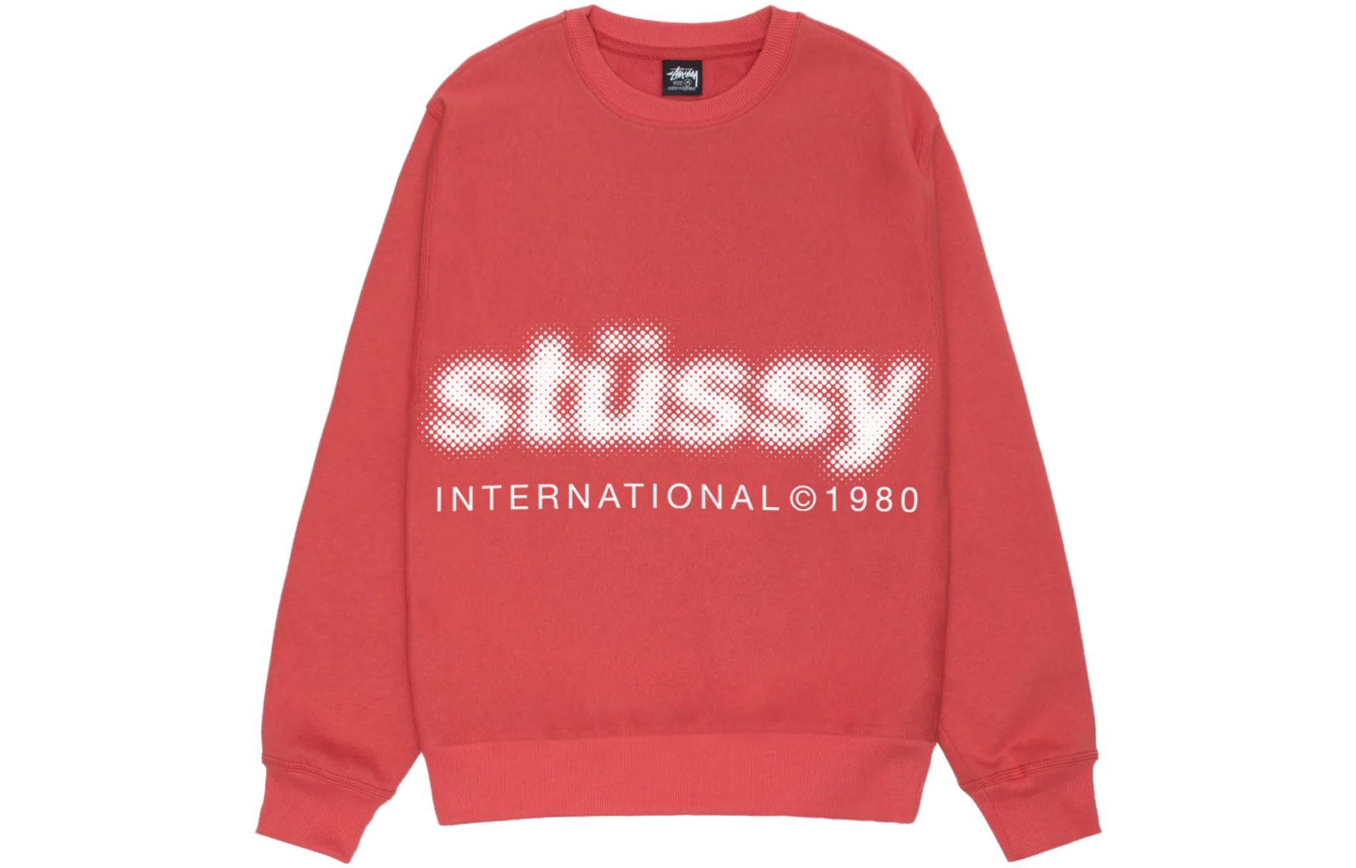 Stüssy Stussy Holiday FW23 Blur Crewneck Vintage Letter Print Unisex Sweatshirt. 1914972 圖 8