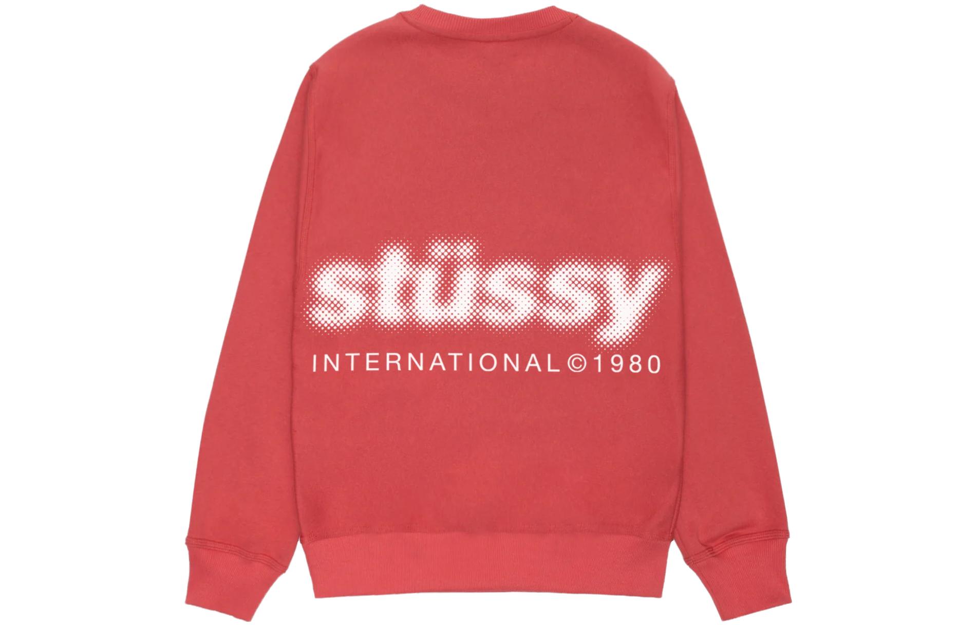 Stüssy Stussy Holiday FW23 Blur Crewneck Vintage Letter Print Unisex Sweatshirt. 1914972 圖 9