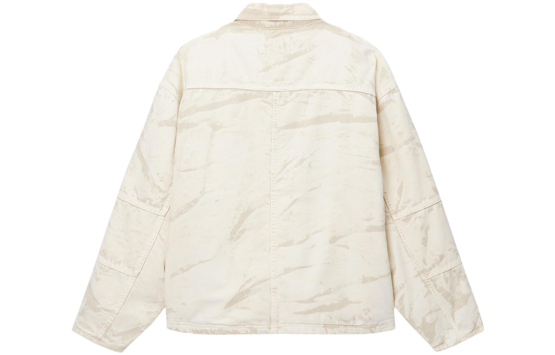 Stüssy Stussy Holiday FW23 Distressed Canvas Workwear Jacket White Unisex. 115726 圖 3