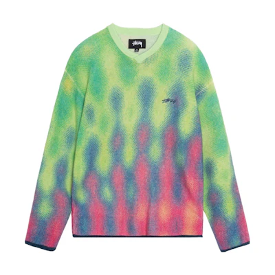 Stüssy Stussy Holiday FW23 Gradient Dot Brushed Sweater Unisex Vintage Knitwear. 117210